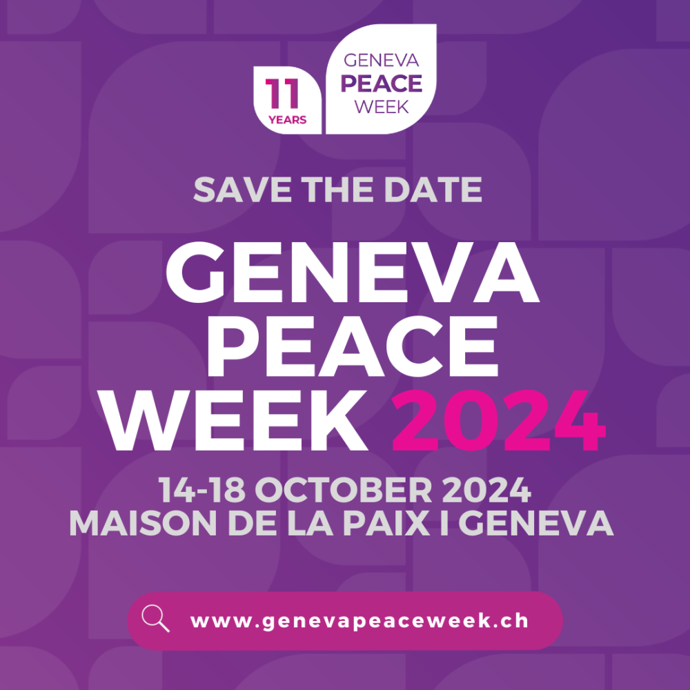 Geneva Peace Week 2024